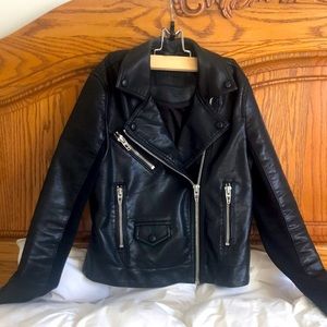 Blank NYC Vegan Leather Moto Jacket